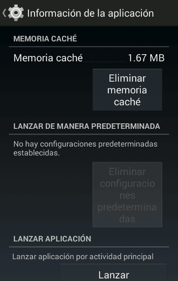 Eliminar memoria caché en Android