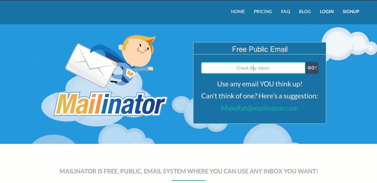 Mailinator - Disposable Mail