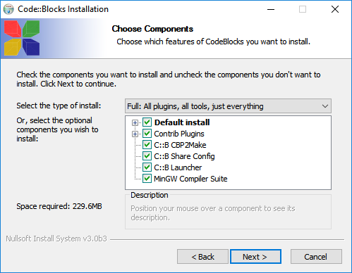 CodeBlocks installer